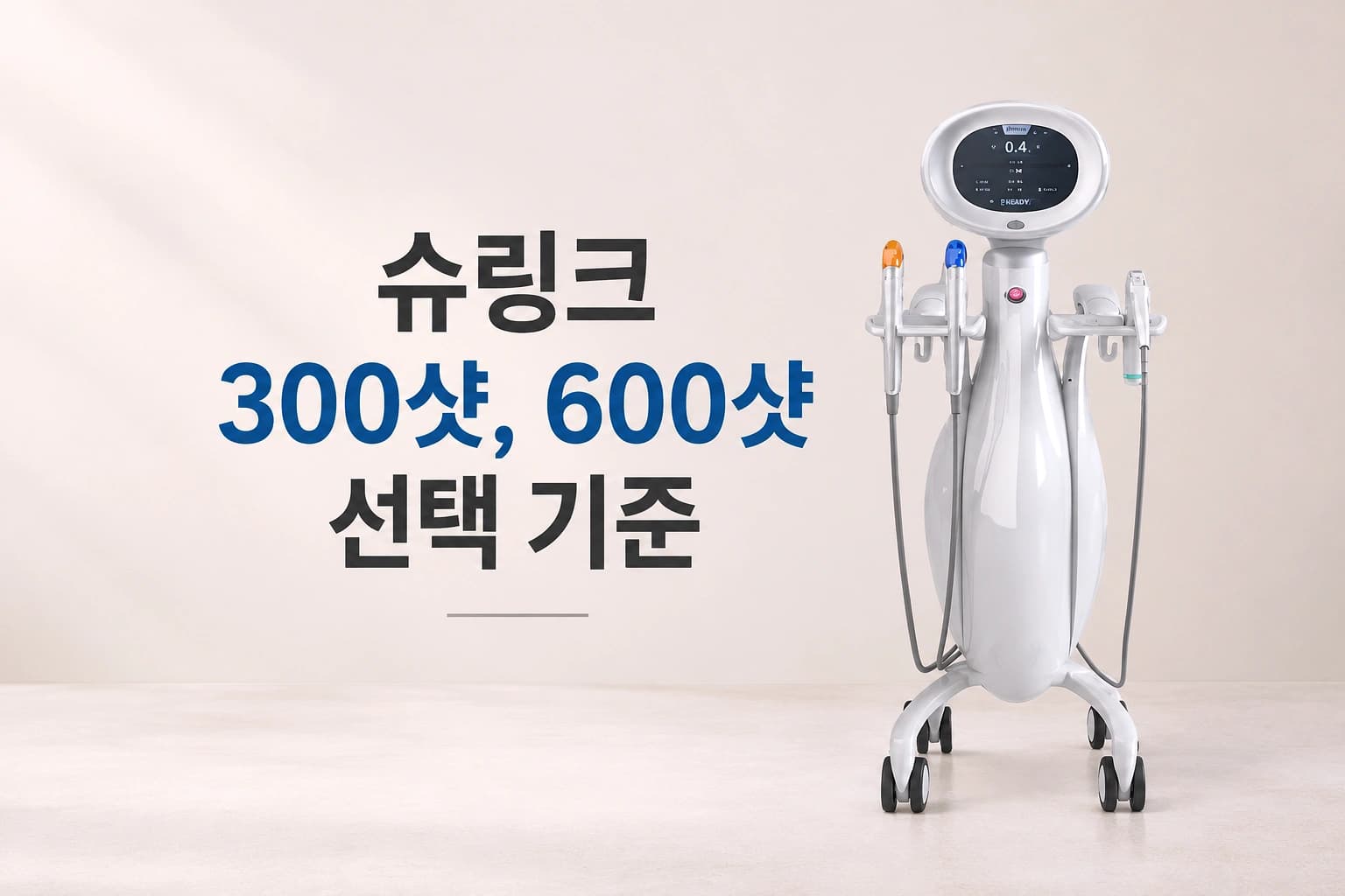 슈링크 300샷·600샷 선택 기준을 알려주는 컨텐츠 썸네일